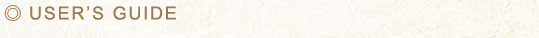 USER'S GUIDE